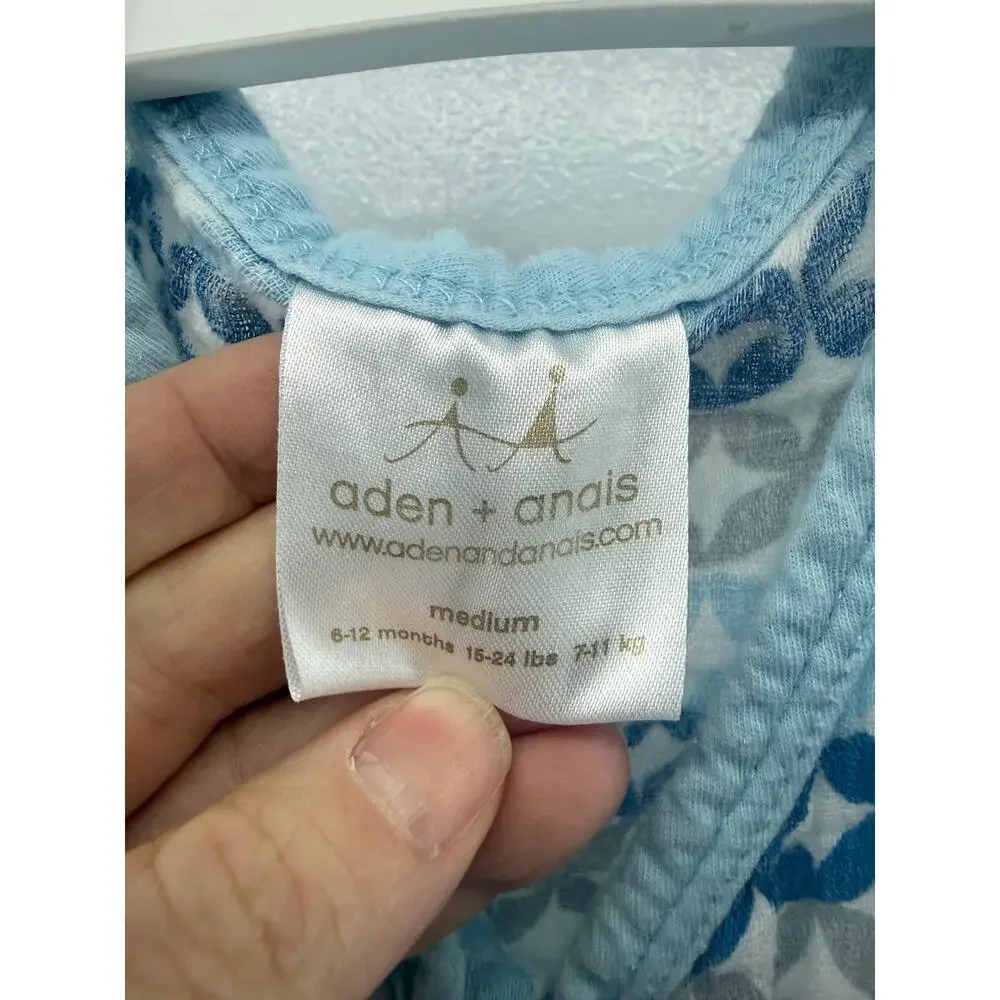 aden + anais Classic Sleeping Bag 100% Cotton Muslin Wearable Baby Blanket Small